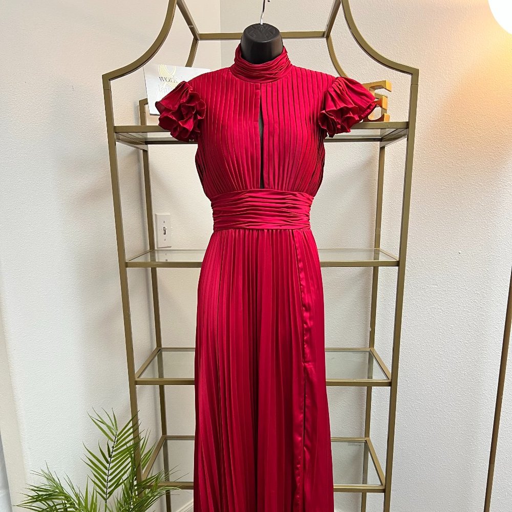 Red elegant dress